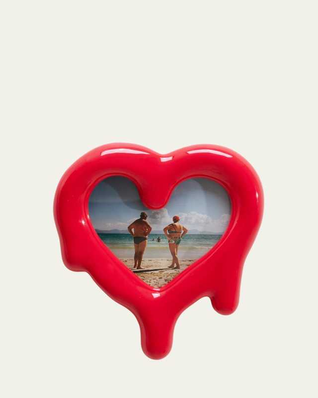 Melted Heart Frame, 5" x 7"